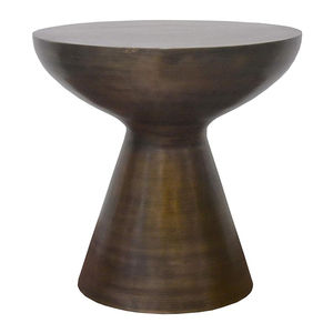 Hand-Crafted Aluminum Casted <b>Side</b> <b>Table</b> Antique Brass Martini Metal <b>Side</b> <b>Table</b> - Product Image 1