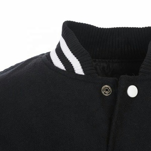 Veste de baseball vintage unisexe avec logo personnalisé, broderie en chenille, streetwear décontracté, manches longues, veste varsity pour homme - Product Image 4