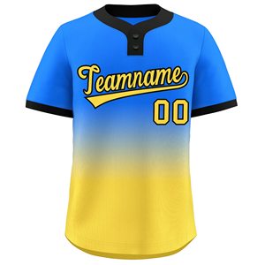 Maillot de baseball de compétition durable à motif dégradé, design personnalisé, extensible, sublimation numérique - Product Image 5