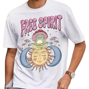 เสื้อยืดพิมพ์ลายผู้ชายหลากสี ราคาโรงงาน ผ้าทนทาน หมึกเป็นมิตรต่อสิ่งแวดล้อม พิมพ์ลายสกรีน จำหน่ายจำนวนมาก เสื้อผ้าแฟชั่น - Product Image 3