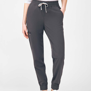 ชุดยูนิฟอร์มแพทย์ผู้หญิงคอวี OEM แบบหลายกระเป๋า ชุดพยาบาลระบายอากาศได้ดี สำหรับโรงพยาบาล คลินิกทันตกรรม ขายส่ง รับทำโลโก้ตามสั่ง - Product Image 3