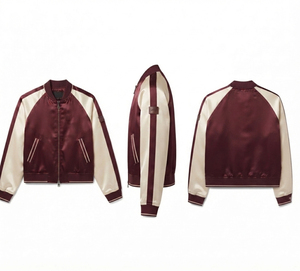 Men Winter <b>Zip</b>-<b>Up</b> Varsity Jacket Polyester Cotton Bomber Jackets Stand Collar Waterproof Raining Zipper Men Baseball Windbreaker - Product Image 3