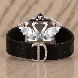 Best Quality Custom Logo Moissanite Diamond Watch Iced Out Luxury Wristwatch for Brand Promotion Wholesale Available For Sale - Product Image 3