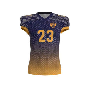 Dernier design, qualité supérieure, 100% polyester, uniforme de football américain pour hommes, taille plus, manches courtes, prix de gros très demandé - Product Image 3