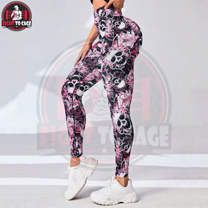 Leggings Deportivos para Mujer, Diseño Floral Impreso en 3D, Alta Elasticidad y Compresión, Precio al por Mayor, Nueva Tendencia - Product Image 4