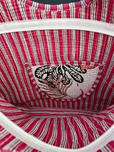 Sac fourre-tout en coton personnalisé pour femmes, couleur unie, multicolore, fermeture éclair durable, tendance, léger, pour la plage, les voyages, l'hiver et l'été - Product Image 3