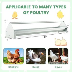 Dispenser 2-in-1 in Acciaio Zincato da Parete per Fieno e Cereali con Distanza Regolabile - Product Image 6