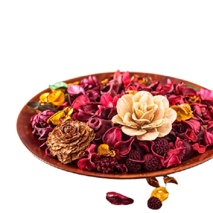 Popurrí Aroma Flores secas Popurrí Bolsas Ambientador Decoración de flores secas naturales Natural - Product Image 1