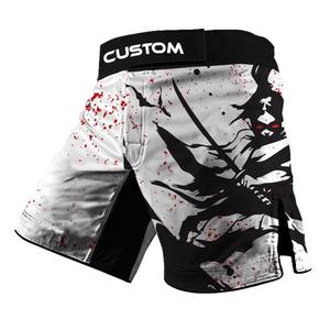 Shorts d'entraînement MMA professionnels, tissu extensible personnalisé, shorts de sport pour la gym et le fitness, fabricant de vêtements d'arts martiaux - Product Image 5