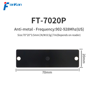 Étiquette RFID d'identification passive à longue portée à bas prix Étiquette UHF RFID anti-métal ABS