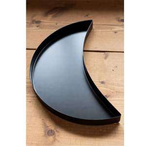 Bandeja de Servir Moderna de Metal Negro con Forma de Luna, Plato Decorativo de Postre con Forma de Luna Creciente, Decoración de Ramadán y Eid, Plato de Aperitivos de Lujo con Forma de Luna - Product Image 3