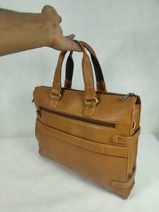 Premium PU Leatherite Laptop Tote <b>Bag</b> for <b>Men</b> Large Capacity Business Daily Use <b>Shoulder</b> <b>Bag</b> with Zipper Closure - Product Image 4