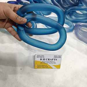 Cadenas de resina transparente de colores claros, de tamaño grande y pequeño, disponibles para decoración del hogar. - Product Image 2