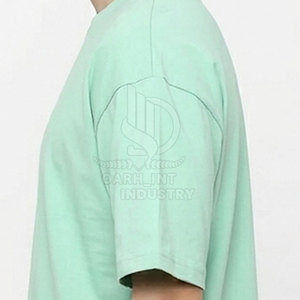 Camiseta Oversize Informal de Uso Diario, 100% Algodón, Ligera, Cómoda, Duradera, con Diseño Frontal Liso - Product Image 3