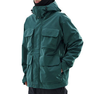 Chaqueta de Esquí Profesional Impermeable para Hombre, Cortavientos, Abrigo de Snowboard para Invierno, Cálida, Térmica, con Capucha, Multibolsillos, Ropa Deportiva para Exteriores - Product Image 1