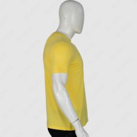 T-shirt de sport personnalisé pour homme, manches longues, coupe ample, 100 % coton, écologique et respirant