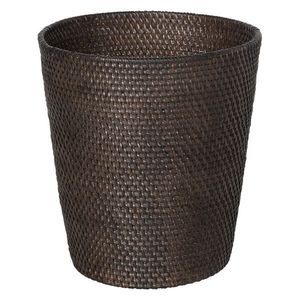 Round Shape Rattan Waste Bin Handmade Decorative Wicker Dustbin For Hotel Room And Living Space Organization - Product Image 6