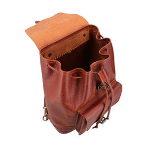 Soft <b>Leather</b> <b>Backpack</b> With <b>Large</b> Main Compartment Secure Closure Design Comfortable Fit And Organized Storage For Everyday Use - Product Image 3