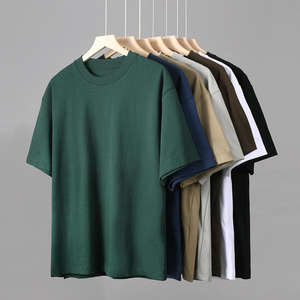 T-shirt personnalisé avec logo, 280 g/m², 300 g/m², 320 g/m², 100 % coton, manches courtes, épaules tombantes, coupe ample, t-shirt homme de grande taille - Product Image 3