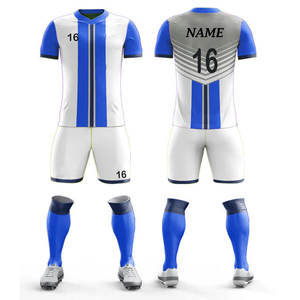 Club Football Jersey Set Tournament Apparel Athletic Soccer Training Kit Personalized Football <b>Shirts</b> 100% <b>Polyester</b> Front - Product Image 1