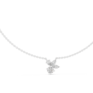 Colgante de Diamantes Cultivados en Laboratorio, Corte Mixto, Económico, Oro Amarillo de 18 Quilates, Bañado en Rodio, Minimalista, Certificado, 2.1 Quilates, con Piedras Laterales, para Uso Diario/Fiestas - Product Image 6