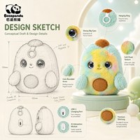 Peluche d'avocat personnalisée ODM avec interaction vocale IA, racontage d'histoires, réponse tactile, jouet doux, emballage cadeau