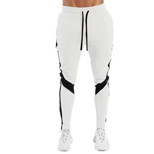 OEM Custom <b>Slim</b> Fit Men Track Pants High Quality Fleece Sweatpants Stripe Panel Cargo <b>Joggers</b> Casual Gym Fitness Trousers - Product Image 1