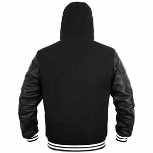 Wholesale Custom Men's <b>Winter</b> <b>Jackets</b> Baseball Bomber Varsity <b>Leather</b> Jacekts Stand Canvas Letter Wholesale Stand Canvas Letter - Product Image 2