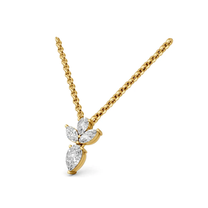 Collar Moderno con Colgante Cuadrado de Diamantes |   Joyería Minimalista para Mujer |   Accesorio de Moda 2026 - Product Image 1