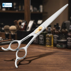 Ciseaux de toilettage professionnels pour animaux de compagnie |   Ciseaux de toilettage pour chien à lame convexe ou biseautée pour la coupe et le coiffage des poils d'animaux - Product Image 3