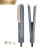 Outil de coiffage 2 en 1, séchage rapide et lissage, sèche-cheveux ionique haute vitesse 200M, lisseur, styler pour cheveux mouillés