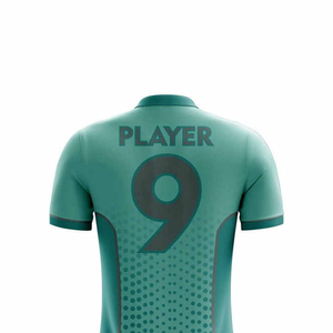 Custom Sublimated Soccer Jersey Set Men's V-Neck Short Sleeve Moisture Wicking 100% Polyester <b>Athletic</b> Fit Dot Pattern Uniform - Product Image 5
