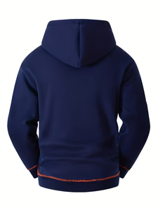 Men's Winter Fleece Sweater Pullover Hoodie with Pocket Long-Sleeved 100% Cotton Eco-Friendly Premium Quality ODM Customizable - Product Image 3