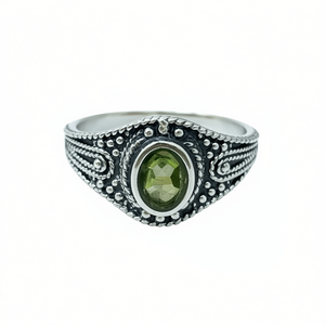 4.3 Grams Fashion <b>Ring</b> in Peridot Elegant and Luxurious <b>Statement</b> Piece - Product Image 2