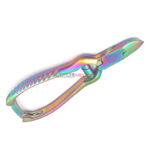 Cortauñas Profesional de Acero Inoxidable Multicolor Arcoíris, Resistente, para Uñas Gruesas e Incarnadas, para Manos y Pedicura de Bebés - Product Image 6