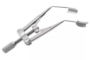 Espéculo Oftálmico Liberman 1X Plateado, Instrumento Quirúrgico Manual Pediátrico, Hojas Delgadas y Sólidas de Acero Inoxidable, por Mahfooz Instruments - Product Image 4