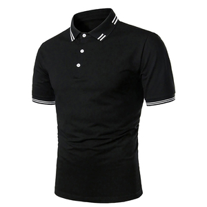 Polo de golf personnalisé 100 % coton PK pour homme/femme, haute qualité, manches courtes, nouvelle technique de teinture unie, grandes tailles, imprimé - Product Image 3