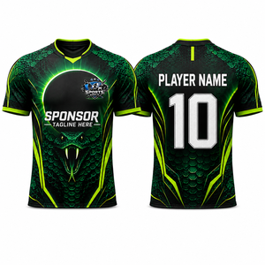 Nouveau maillot de football personnalisé en polyester recyclé de qualité supérieure, maille respirante, contrôle de l'humidité, léger, prêt pour le match, confort optimal - Product Image 1