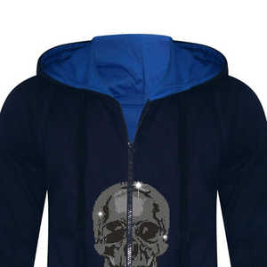 Sweat à capuche décontracté personnalisé en polyester/coton respirant pour homme - Product Image 5