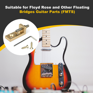 Kit de stabilisation de tremolo en laiton pour <span class=keywords><strong>Floyd</strong></span> Rose et autres ponts flottants (FMTS) avec clé à vis - Product Image 5