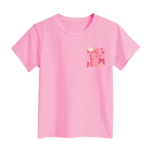 Camiseta de Manga Corta con Estampado Elegante para Niñas, Uso Diario, Cuello Redondo, 100% Algodón, Transpirable, Calidad Premium, Ecológica - Product Image 5