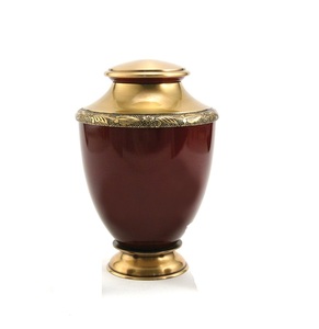 Urnes funéraires de haute qualité, attrayantes, imprimées en émail, élégantes, en métal, avec finition colorée, plusieurs tailles, décoratives. - Product Image 5