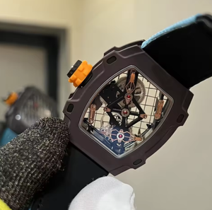 Reloj Mecánico Automático Deportivo Esqueleto de 44mm, Caja de Acero Inoxidable, Correa de Acero Inoxidable, Zafiro de Alta Calidad, Gran Venta 2026 - Product Image 5