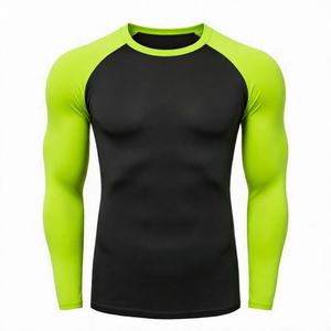 Camiseta de Compresión Deportiva Unisex de Secado Rápido y Transpirable para MMA, con Logotipo Personalizado OEM, Manga Larga, para Entrenamiento - Product Image 4