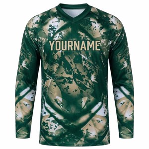 เสื้อเจอร์ซีย์ BMX ระบายอากาศได้ดี ออกแบบลายแบบ Sublimation แขนยาว ยูนิเซ็กซ์ ชุดกีฬามอเตอร์ครอส แห้งเร็ว ยืดหยุ่นได้ - Product Image 3