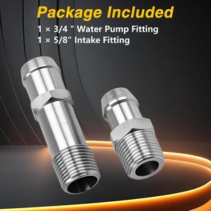 सीधे हीटर नली कनेक्टर, 1/<span class=keywords><strong>2</strong></span> "npt हीटर नली फिटिंग, 5/8" सेवन फिटिंग <span class=keywords><strong>3</strong></span>/4 "पानी पंप फिटिंग" #9514,9515 - Product Image 5