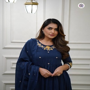 กางเกง kurta dupatta สำหรับผู้หญิงสำหรับงานแต่งงานและงานปาร์ตี้ - Product Image 5