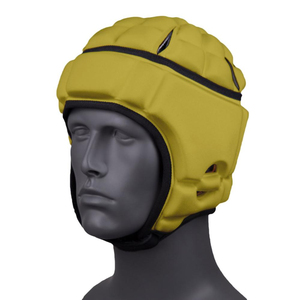 Casques de rugby personnalisés avec logo, coque souple ventilée en EVA, protection de tête d'équipe, style uniforme pour les joueurs - Product Image 6