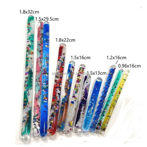 Baguette magique en plastique coloré avec paillettes, jouet éducatif anti-stress pour les filles de 5 à 7 ans - Product Image 6