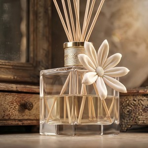 Premium White Dahlia Sola Wood Flowers Sustainable Craft Handmade 8-8.5cm Sesbania Plant <b>Stick</b> Home Fragrance VADEE SOLA WOOD - Product Image 4